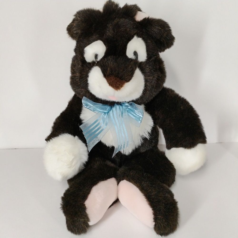 Commonwealth Brown Bunny Rabbit With Blue Ribbon Easter Plush Easter Chocolate